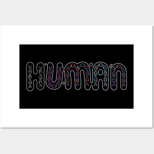 Human Science DNA Flag by Tobe Fonseca Posters and Art